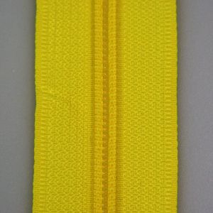 5 mm open-ended zipper with one slider 25 cm / Flo yellow 110