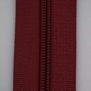 5 mm open-ended zipper with one slider 30 cm / Wine 178