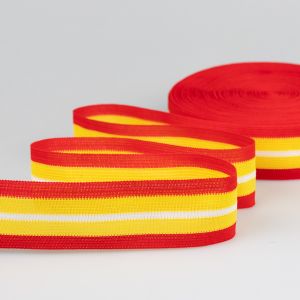 Ribbon 40 mm / Red-Yellow-White