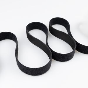 Double-sided Velcro tape 20 mm / Black