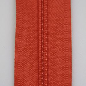 5 mm open-ended zipper with one slider 50 cm / Light red 160