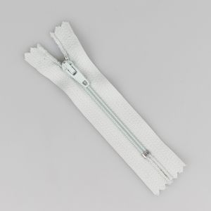 3 mm zip 8 cm / Light grey 314