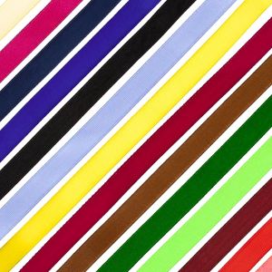 One-sided glazed string with edge 12 mm / Different shades