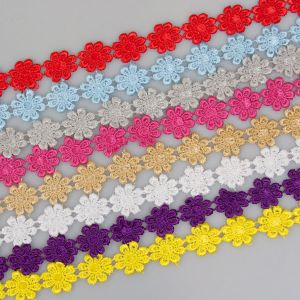 Big flower ribbon / Different shades