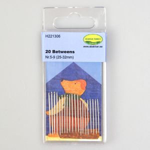 Abakhan hand needles H221306 / Betweens Nr 5 - 9  / 20 pcs