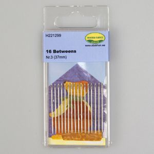 Abakhan hand needles H221299 / Betweens Nr 3 - 37 / 16 pcs