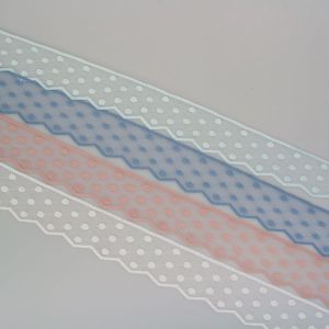 Dotted edge lace / Different shades
