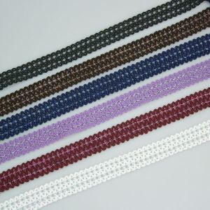 Cotton lace with glitter / Different shades