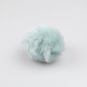 Acrylic pom-poms / 50 mm grey