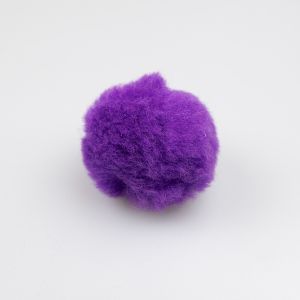 Acrylic pom-poms / 50 mm purple