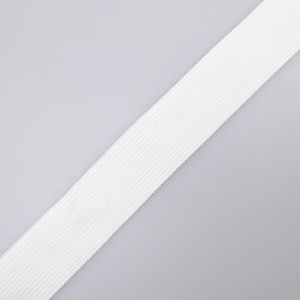 Herringbone twill tape trim 30 mm CO/PES / 101 White