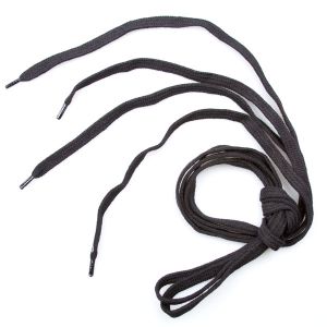 Boot lace / Flat / 160 cm / 332 Black
