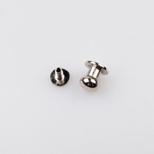 Button with screw 8x10 mm / Nickel