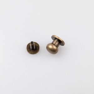 Button with screw 8x10 mm / Oxide
