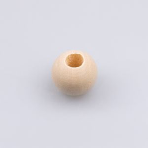 Wooden beads 15 mm / Natural
