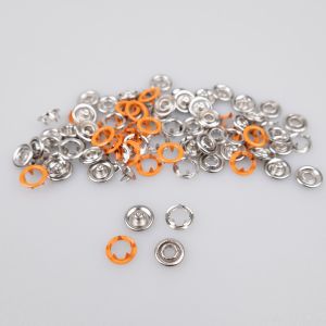Round popper 9,5 mm (4 parts) / Orange 158