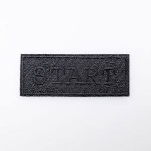 Sew-on motif 65 x 25 mm / START