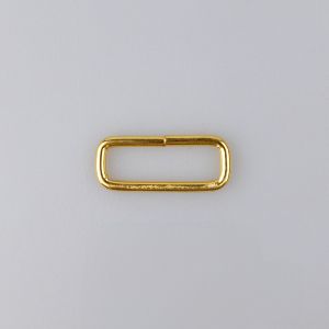 Metal ring Square 25 mm / Gold