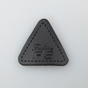 Leather patch 25x25 mm / Black 332