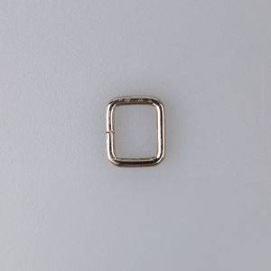 Metal ring Square 8 mm / Nickel