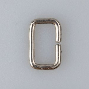 Metal ring Square 12 mm / Nickel