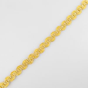 Lurex Braid 10 mm / White-Gold