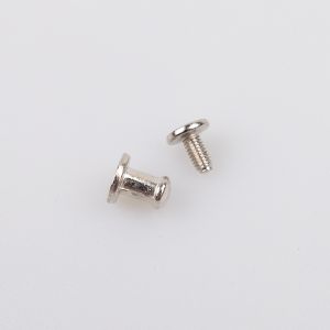 Button with screw 5x8 mm / Nickel