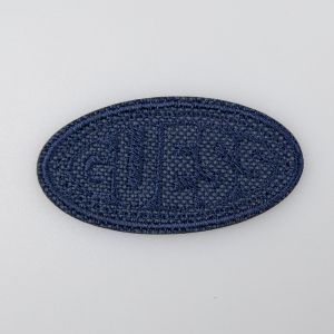 Iron-on motifs 65 x 30 mm / GUESS / 330 Blue