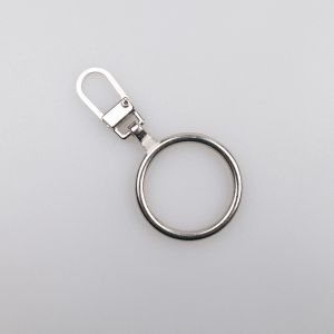 Metal pendant for Zip Slider Milward Ring / Silver