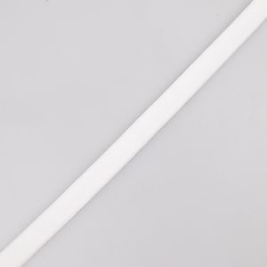 Elastic Velvet ribbon 9 mm / White