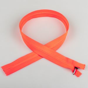 Closed end invisible zip 60 cm / Fluorescent Pink 335