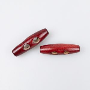 Wooden toggle 40 mm / Brown 304