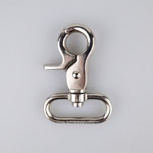 Round ring carabiner 32x57´mm / nickel