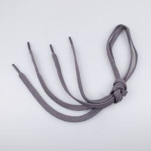 Boot Lace PV Flat 7 mm 90 mm / 312 Grey