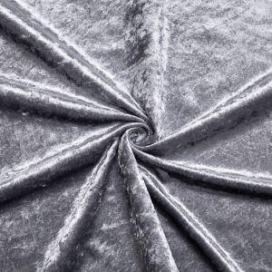 Curtain velvet Super Crush / Dark silver