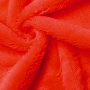 Faux fur Bunny luxe / Red