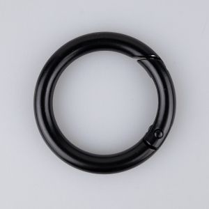 Carabiner round 32/6 mm / nickel