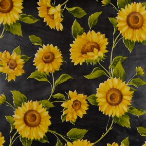 Printed transparent tablecloth