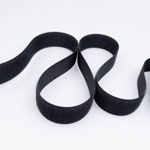Velcro tape nylon HOOK 25 mm / Black