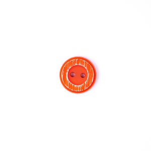 Button / Rustic / 15 mm / Red