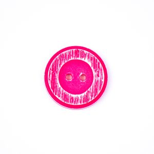 Button / Rustic / 23 mm / Fuchsia