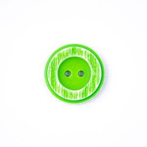Button / Rustic / 23 mm / Green