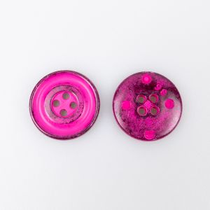 Button / Vintage / 23 mm / Fuchsia