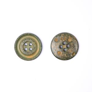 Button / Vintage / 23 mm / Coffee