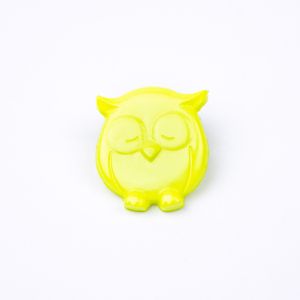 Button / Owl / Green