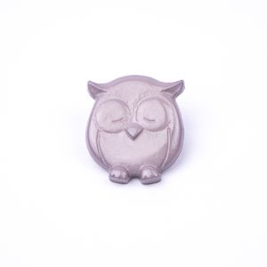 Button / Owl / Grey