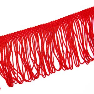 Dress fringe / Red 101 / 75 mm