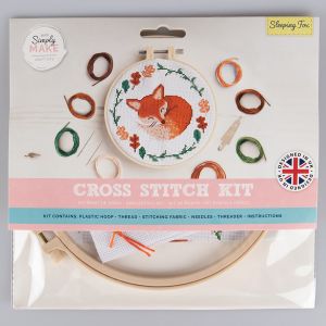 Cross Stitch Kit / Sleeping Fox