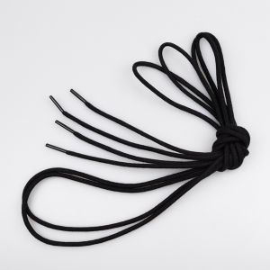Boot lace PV 4 mm 180 cm / Black