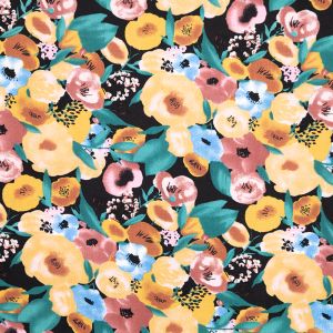 Viscose poplin Cascade / Yellow